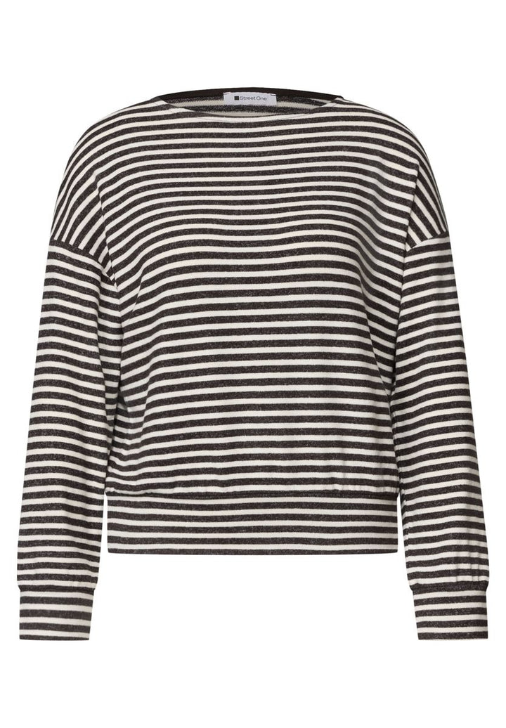 Langarm Shirt mit Elastikbund