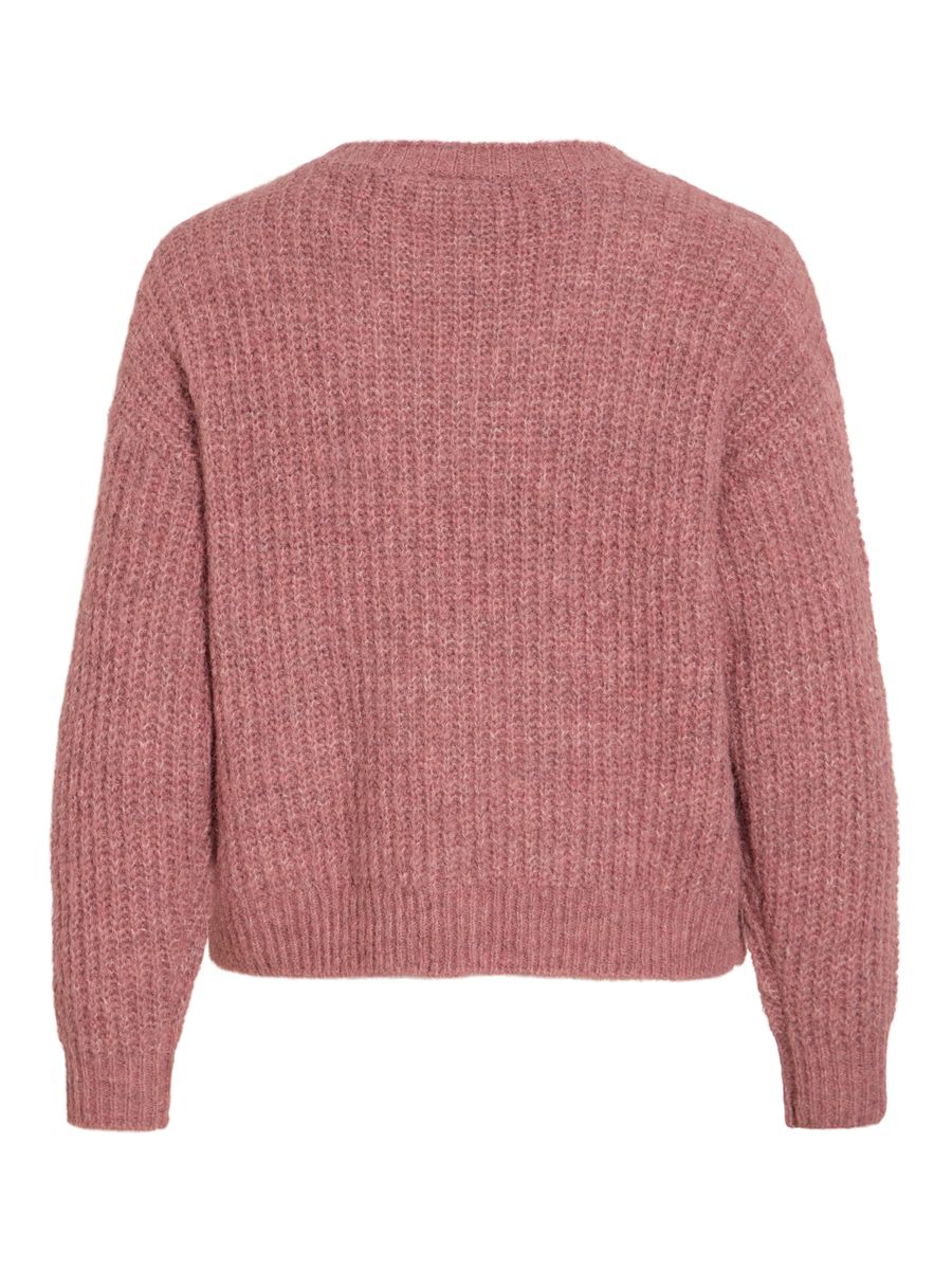 VILAMPE V-NECK L/S KNIT TOP-NOOS
