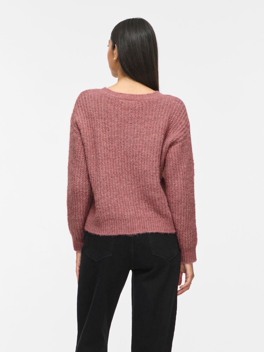 VILAMPE V-NECK L/S KNIT TOP-NOOS