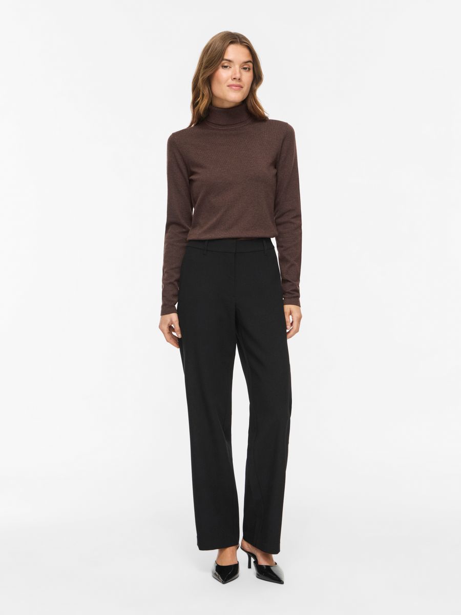 VIMALU ROLLNECK L/S KNIT TOP NOOS