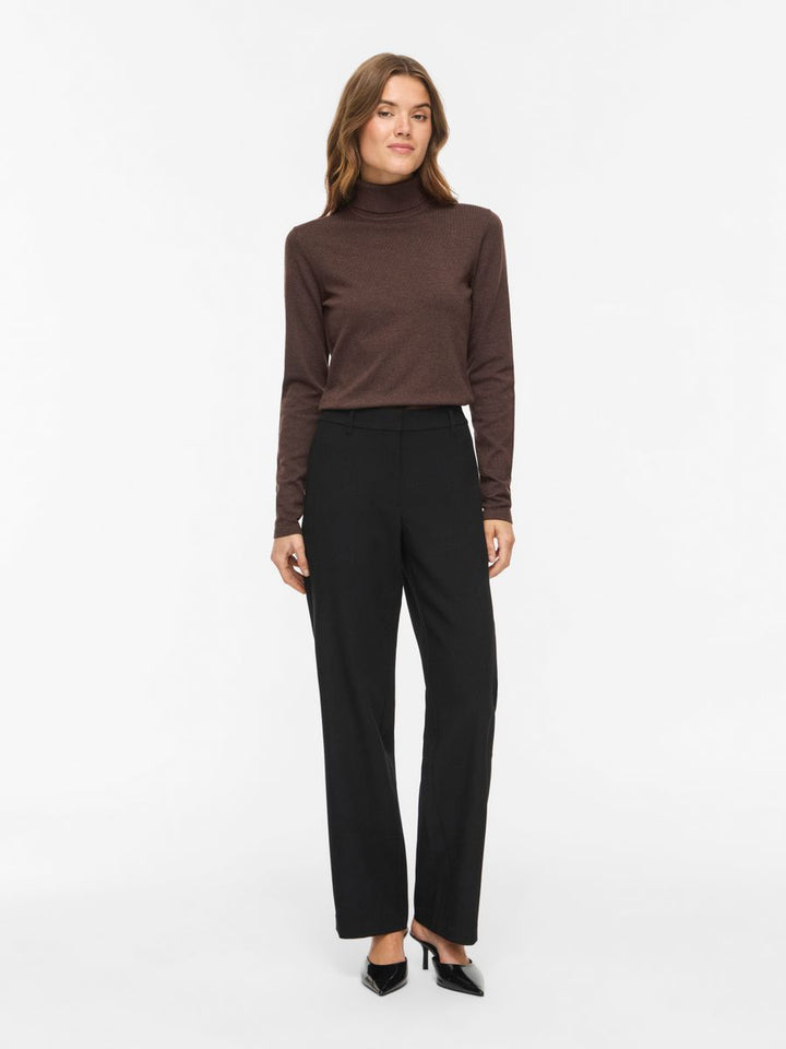VIMALU ROLLNECK L/S KNIT TOP NOOS