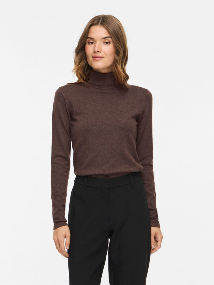 VIMALU ROLLNECK L/S KNIT TOP NOOS