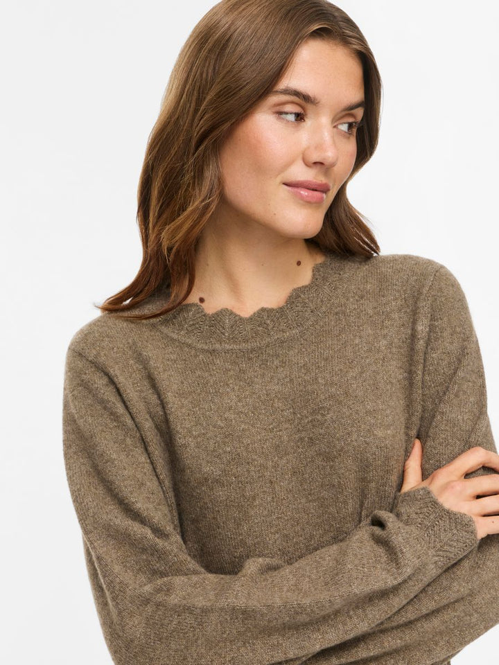 VINIKOLINA O-NECK L/S KNIT DRESS - NOOS