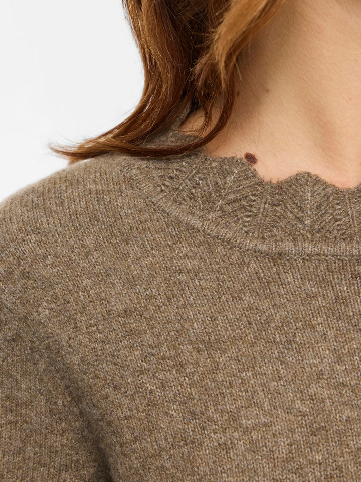 VINIKOLINA O-NECK L/S KNIT DRESS - NOOS