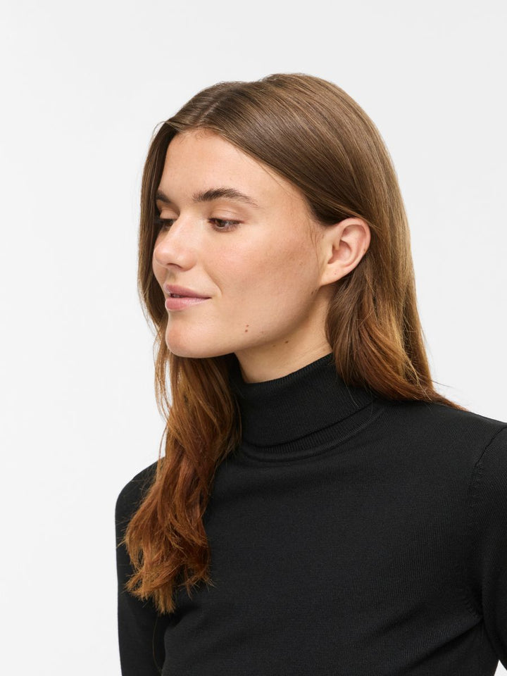 VIMALU ROLLNECK L/S KNIT TOP NOOS