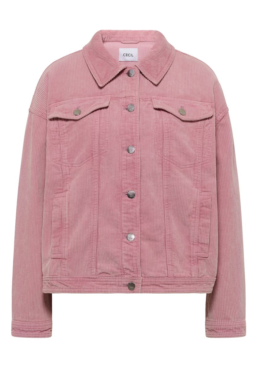 Cord-Overshirt im Washed-Look