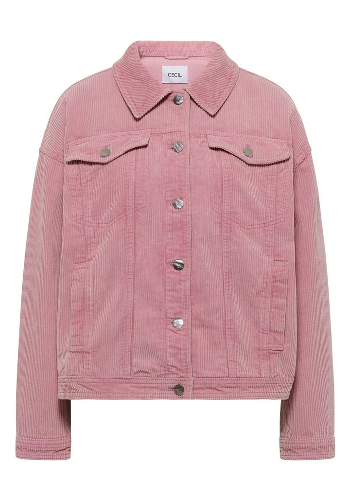 Cord-Overshirt im Washed-Look