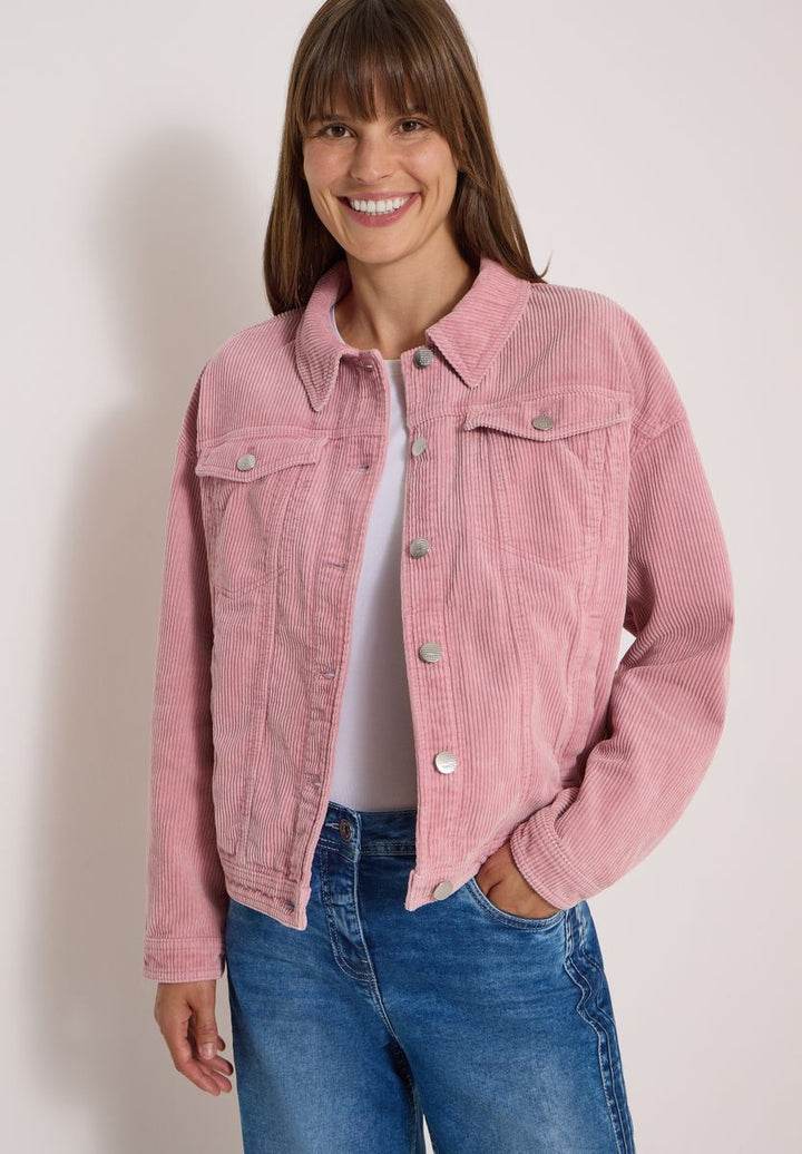 Cord-Overshirt im Washed-Look