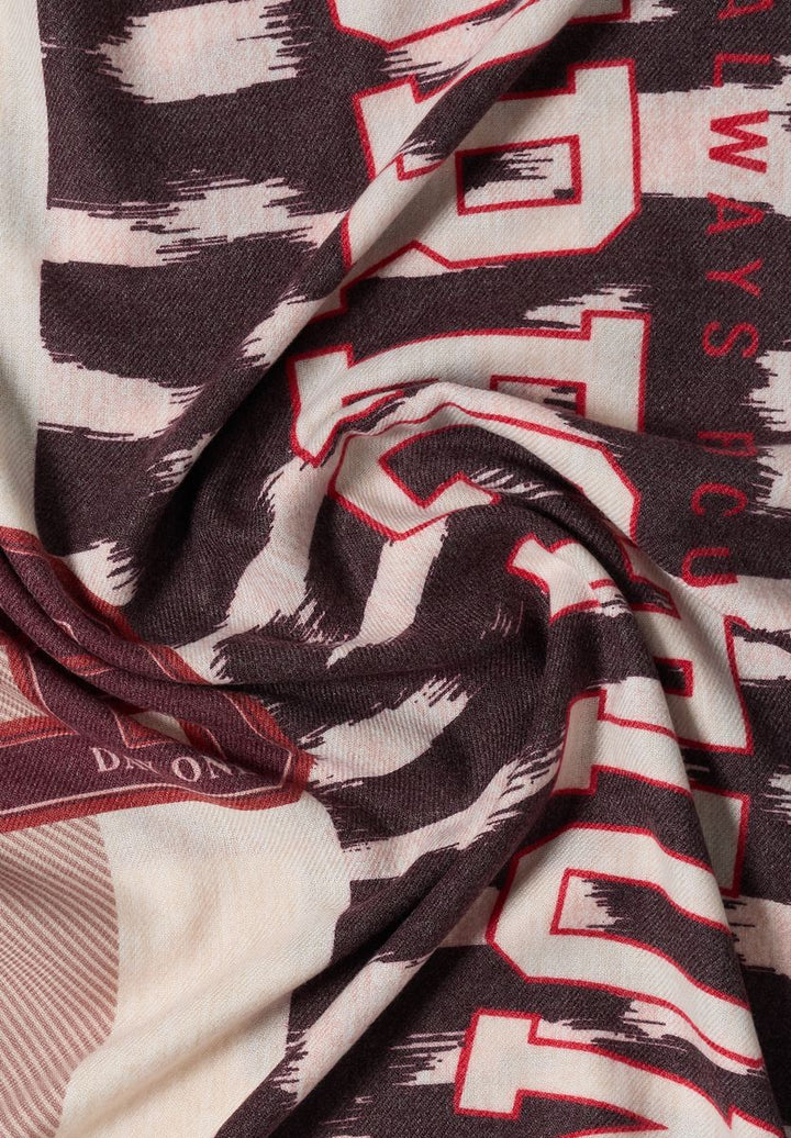 Loop Schal mit Muster
