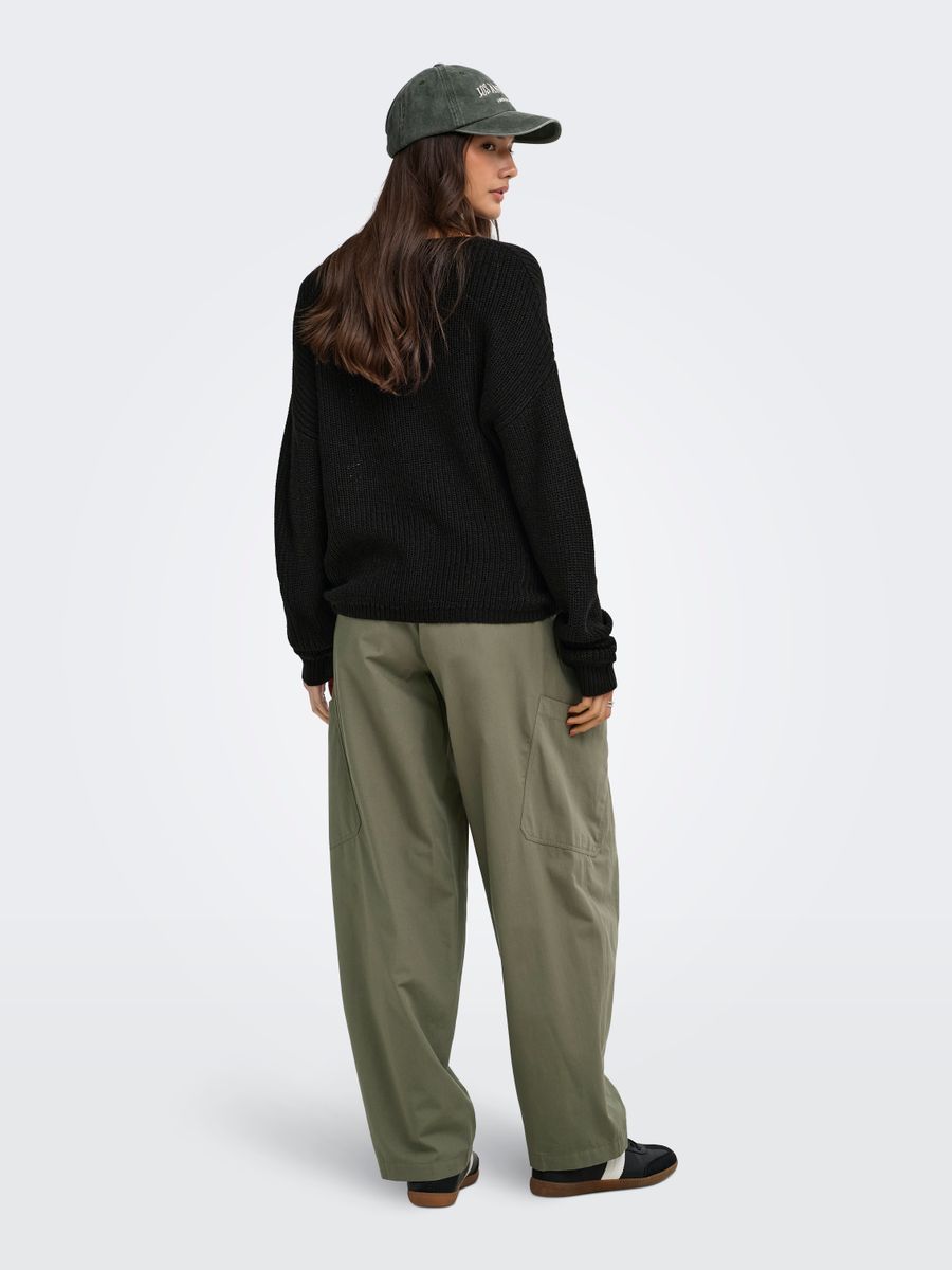 JDYEVIE L/S V-NECK PULLOVER KNT