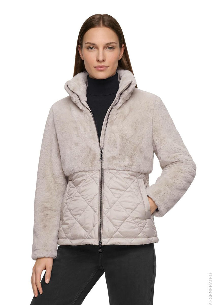 Plüschjacke