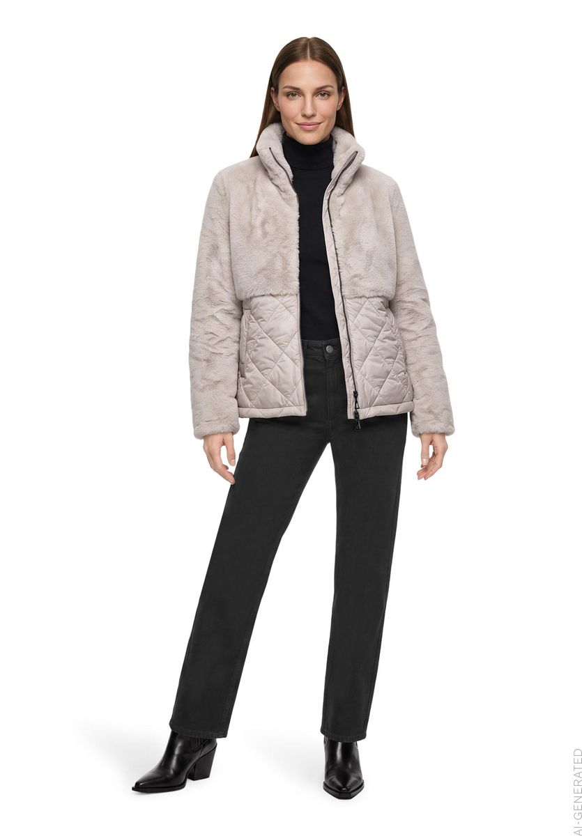 Plüschjacke