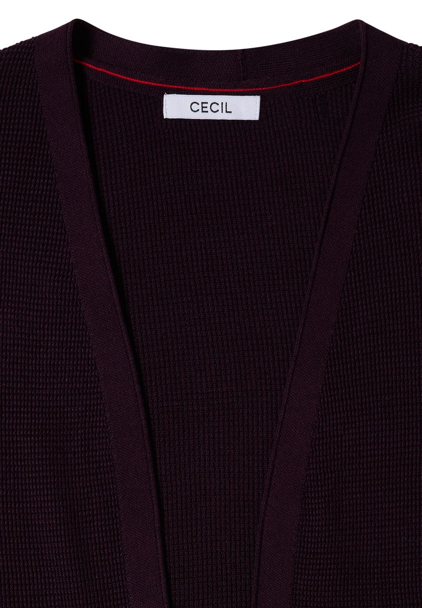 Offener Cardigan mit langen Ärmeln