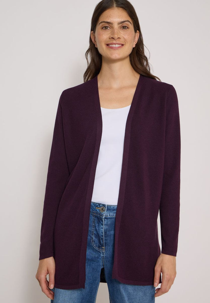 Offener Cardigan mit langen Ärmeln