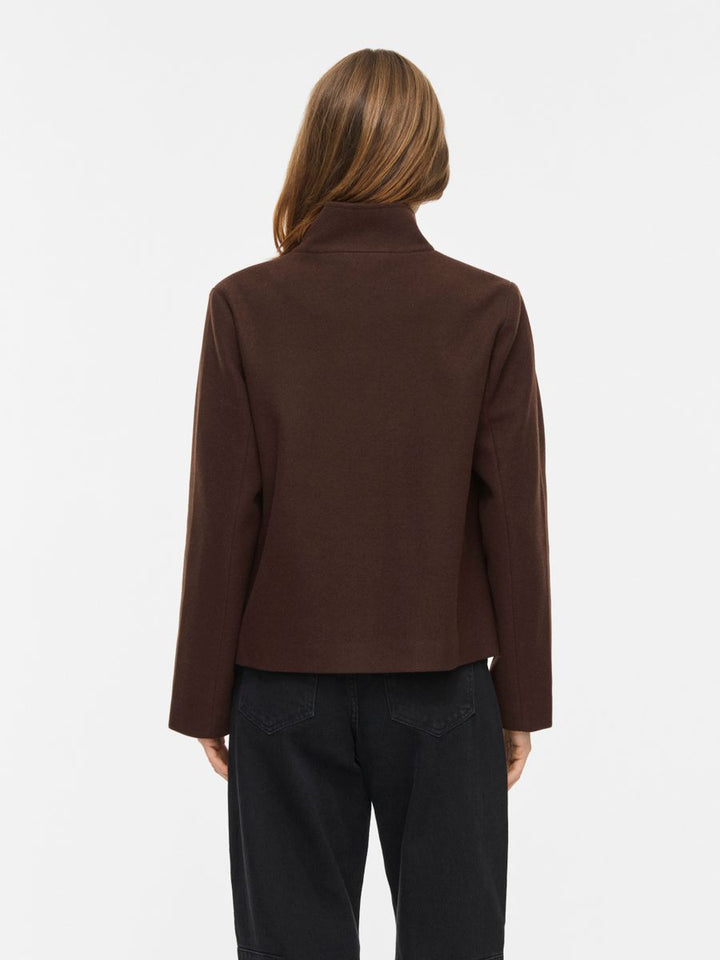 VICLAUDIA L/S HIGH NECK SHORT JKT- NOOS