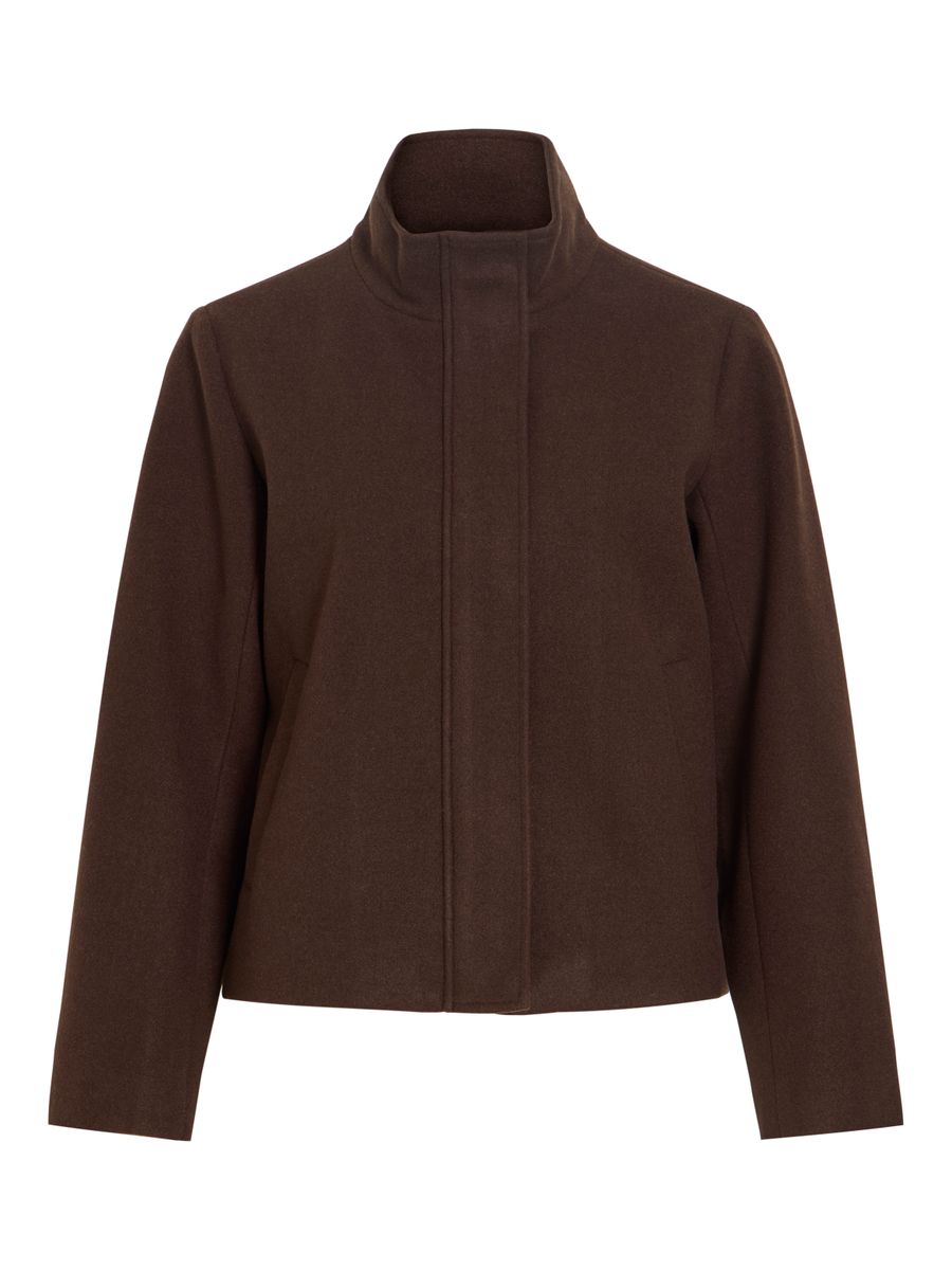 VICLAUDIA L/S HIGH NECK SHORT JKT- NOOS