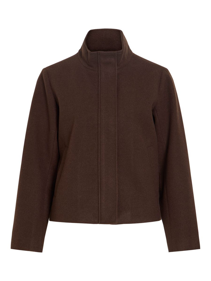 VICLAUDIA L/S HIGH NECK SHORT JKT- NOOS