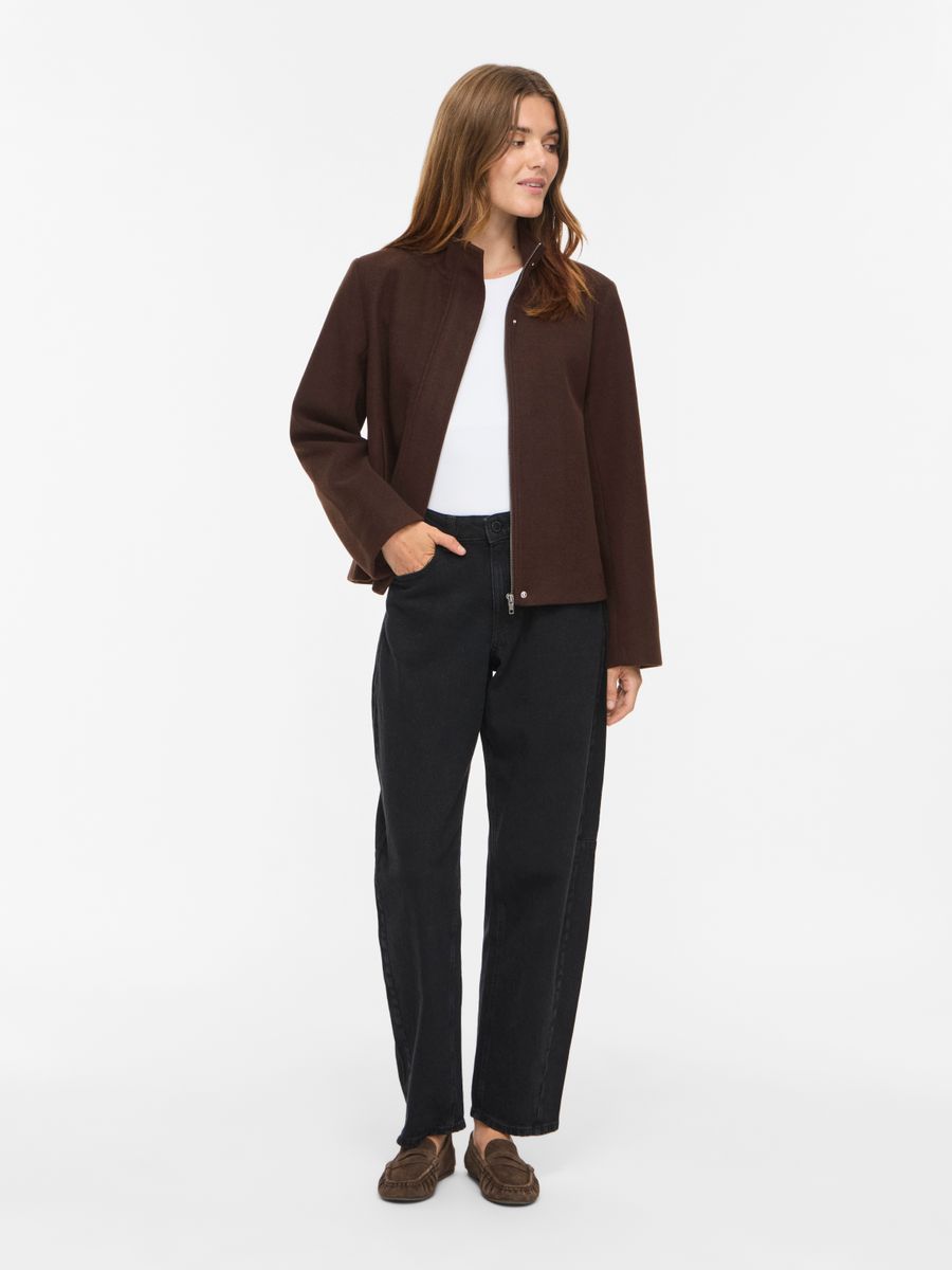 VICLAUDIA L/S HIGH NECK SHORT JKT- NOOS
