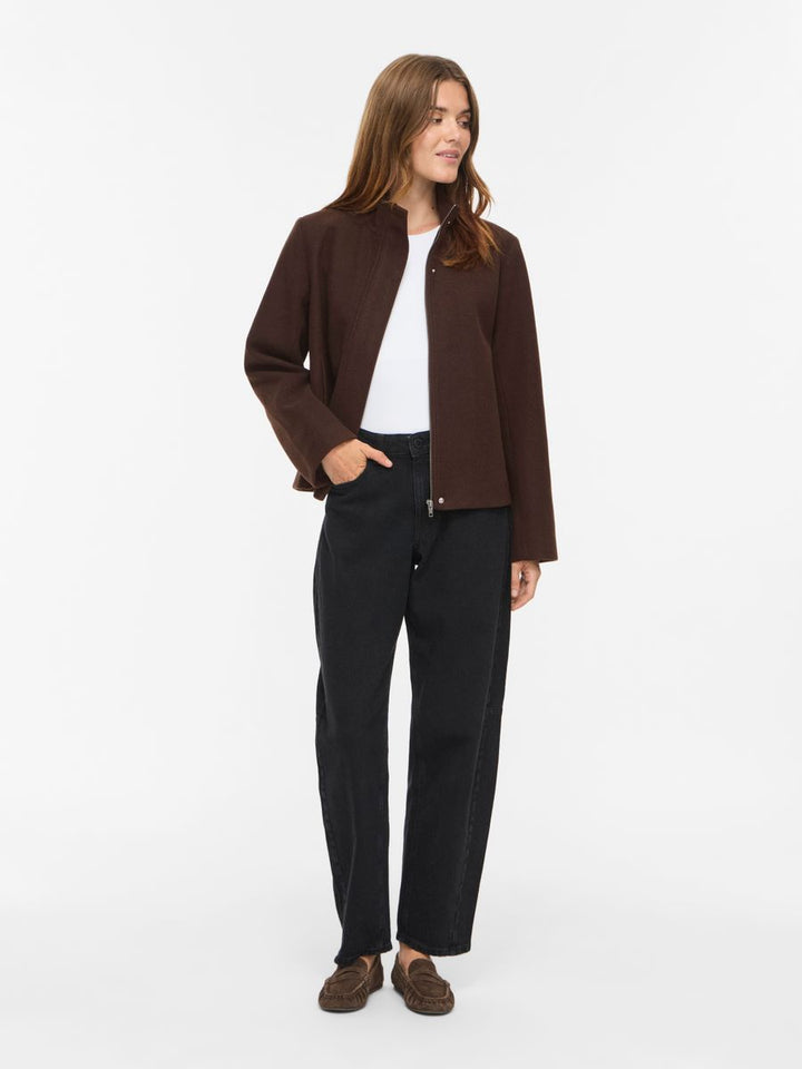 VICLAUDIA L/S HIGH NECK SHORT JKT- NOOS