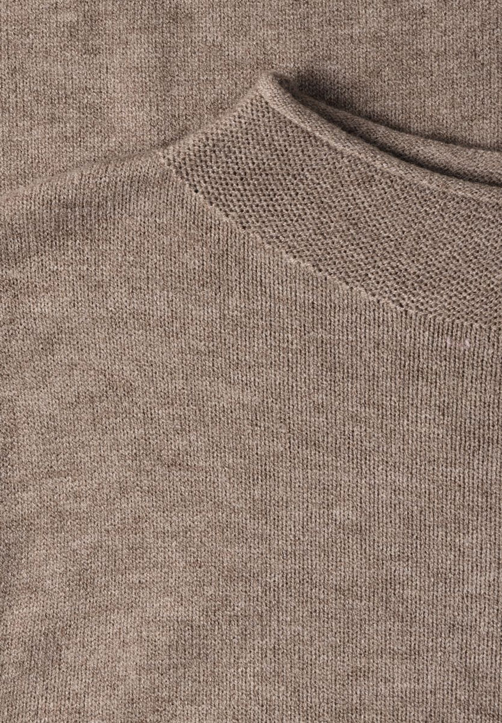 Kurzarm Pullover mit Turtle Neck