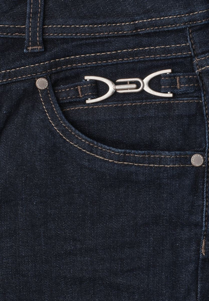 Mid Waist Wide Leg Jeans im Loose Fit