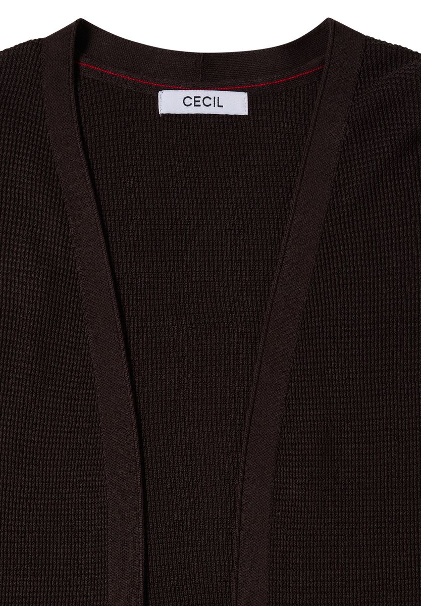 Offener Cardigan mit langen Ärmeln