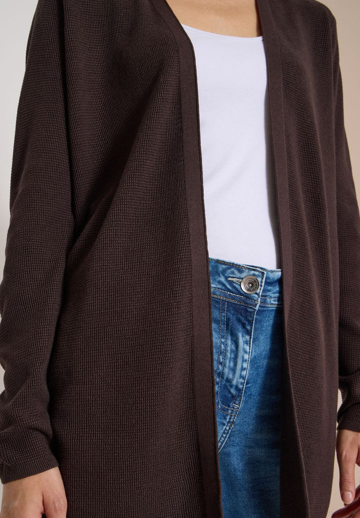 Offener Cardigan mit langen Ärmeln