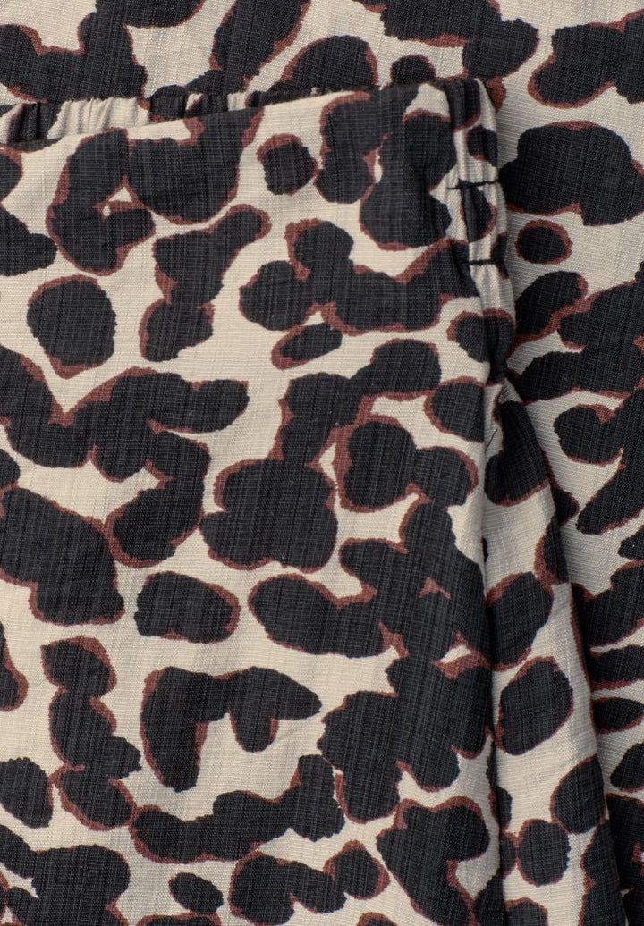 Midirock mit Mid Waist und Print