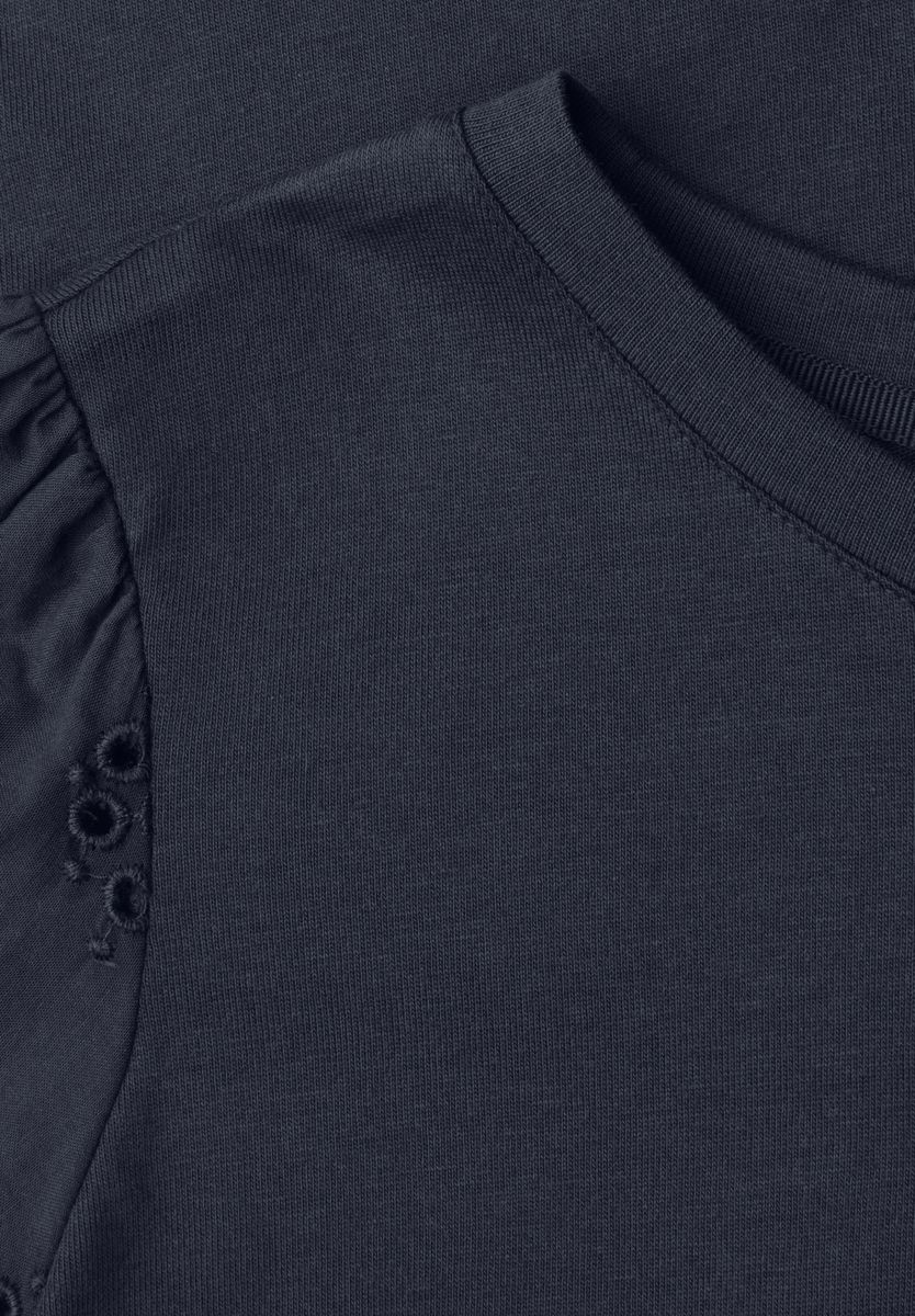 T-Shirt mit Embroidery Ärmeln