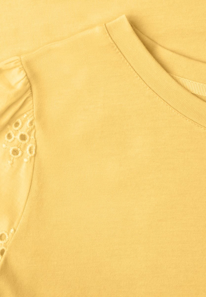 T-Shirt mit Embroidery Ärmeln