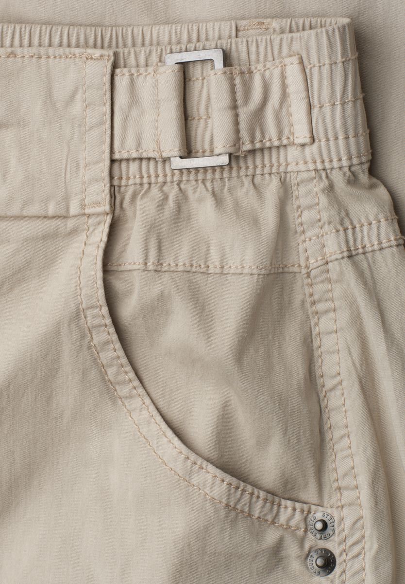 Mid Waist Barrel Leg Hose im Loose Fit