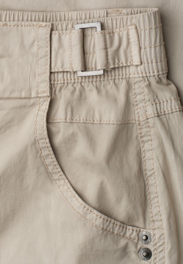 Mid Waist Barrel Leg Hose im Loose Fit