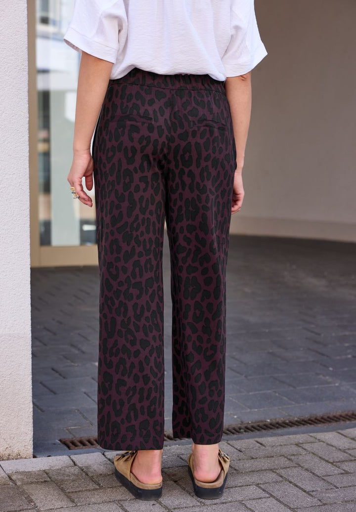 Mid Waist Culotte mit Leo-Muster
