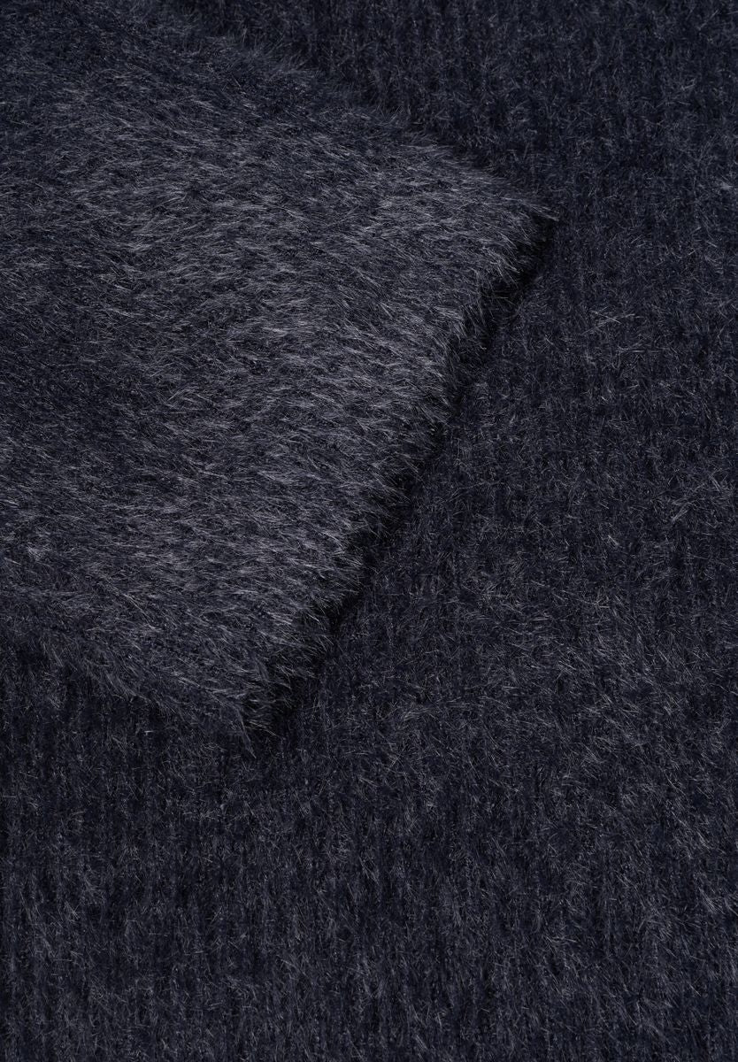 3/4-Arm Pullover mit Rundhals