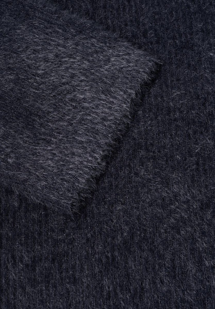 3/4-Arm Pullover mit Rundhals