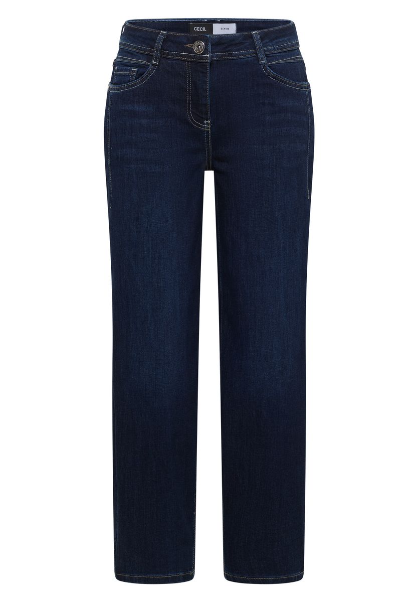 High Waist Barrel Leg Jeans im Loose Fit