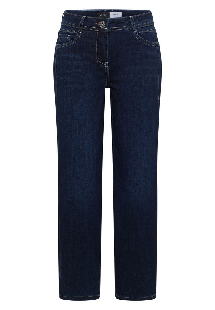 High Waist Barrel Leg Jeans im Loose Fit