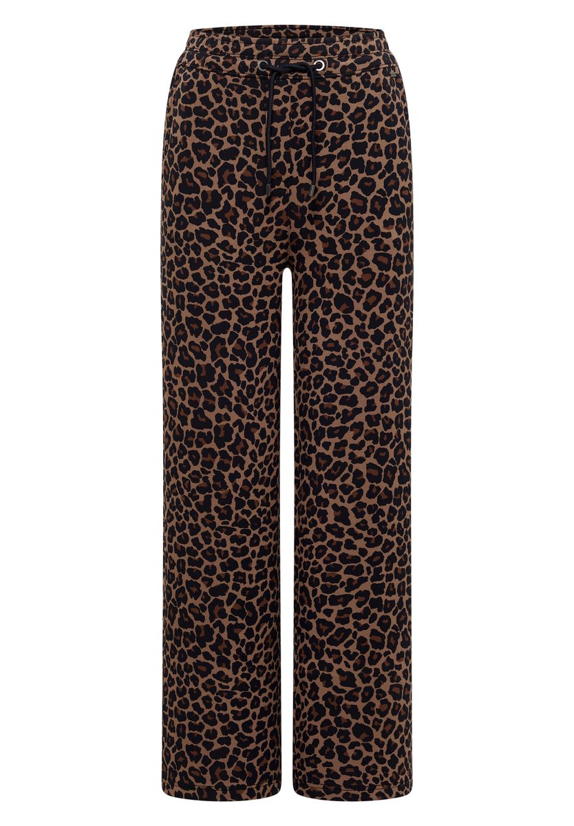 Wide Leg Hose in Silk-Touch-Qualität