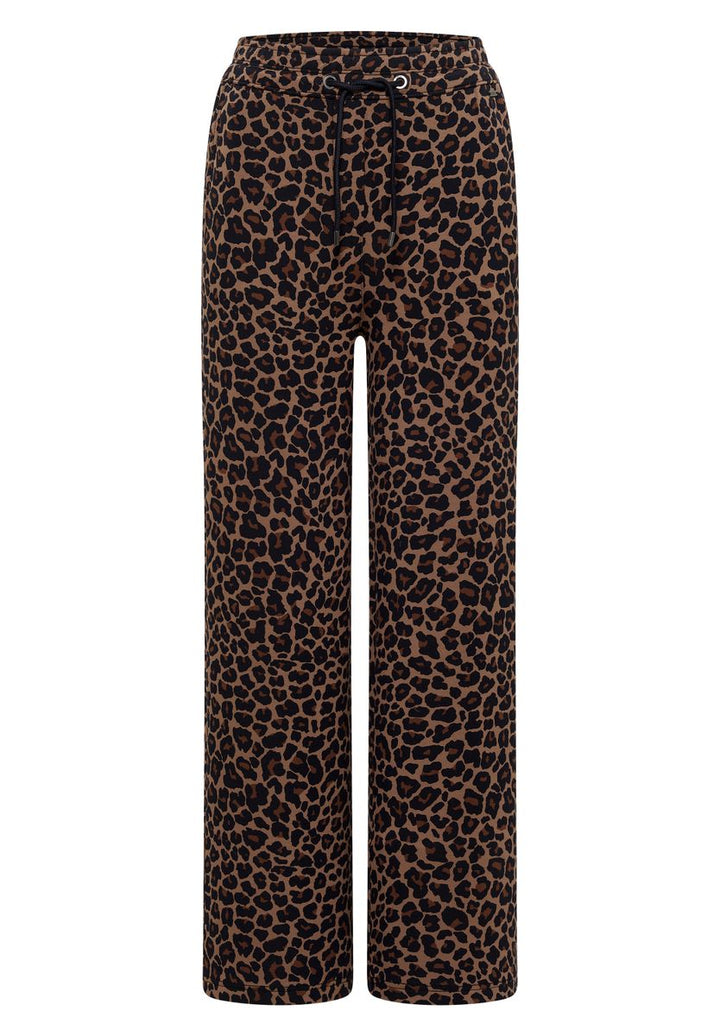 Wide Leg Hose in Silk-Touch-Qualität