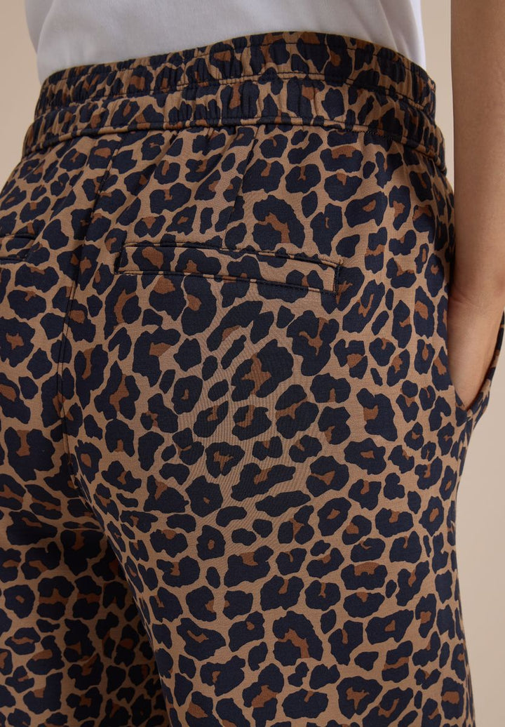 Wide Leg Hose in Silk-Touch-Qualität