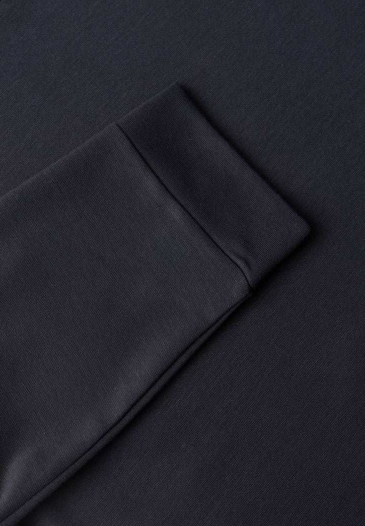 3/4-Arm Shirt mit Spitzenkante am Saum