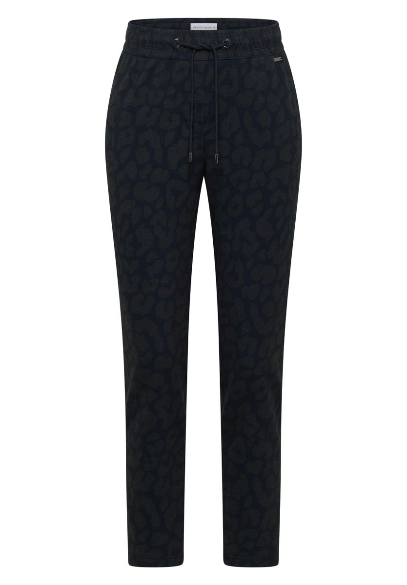 Mid Waist Slim Leg Hose im Casual Fit