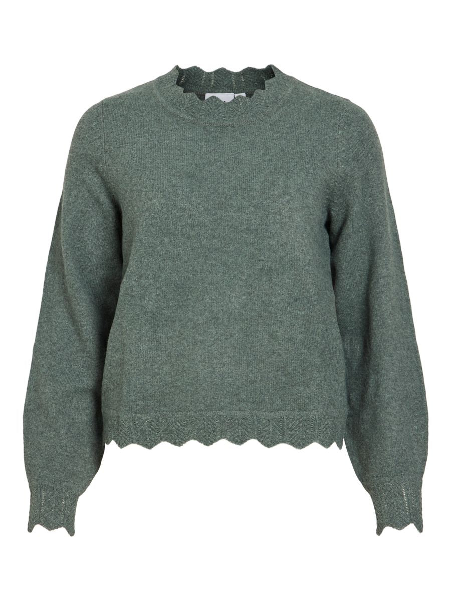 VINIKOLINA O-NECK L/S KNIT TOP - NOOS