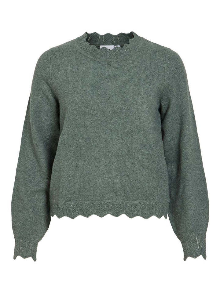VINIKOLINA O-NECK L/S KNIT TOP - NOOS