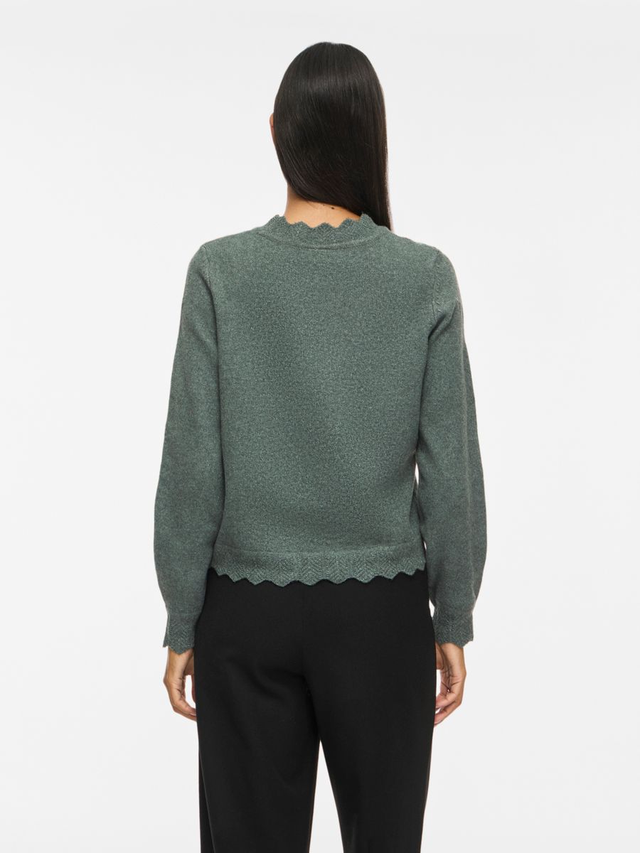 VINIKOLINA O-NECK L/S KNIT TOP - NOOS