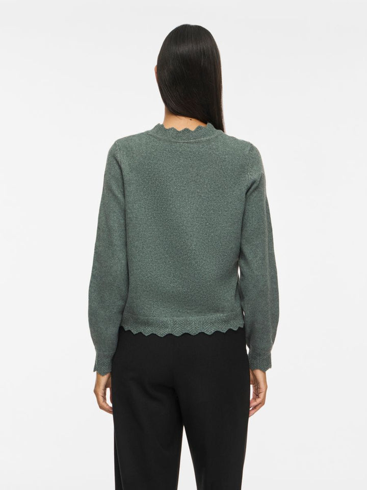 VINIKOLINA O-NECK L/S KNIT TOP - NOOS