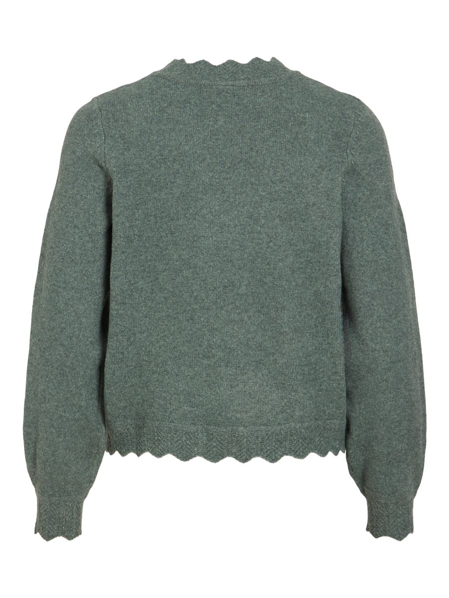 VINIKOLINA O-NECK L/S KNIT TOP - NOOS