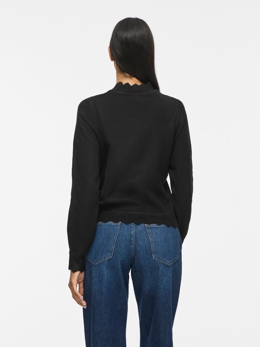 VINIKOLINA O-NECK L/S KNIT TOP - NOOS