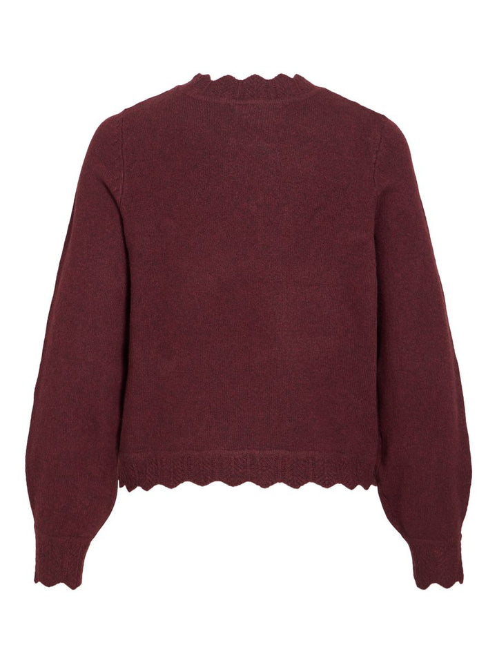 VINIKOLINA O-NECK L/S KNIT TOP - NOOS