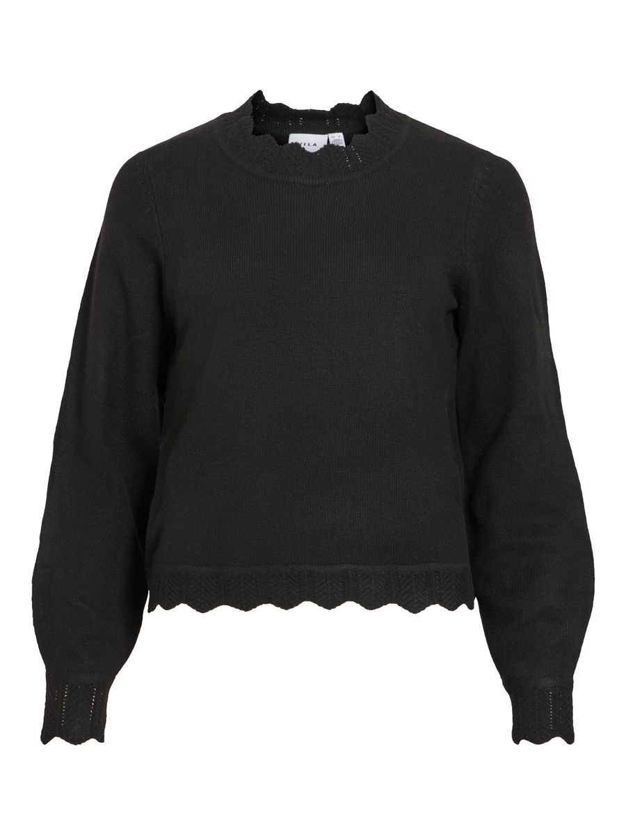 VINIKOLINA O-NECK L/S KNIT TOP - NOOS